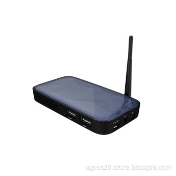 Ugoos Brand Um3 Dongle - New 1.8GHz 2g+8g Android4.4 Linux 14.1 Dualboot Quad Core Rk3288 Smart TV Dongle with Heatsink, 2.4/5GHz WiFi